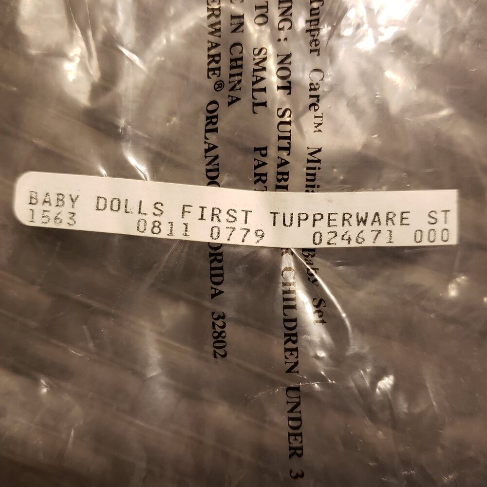 NWT Tupperware Baby Doll's First Tupperware Set - Picture 14 of 16